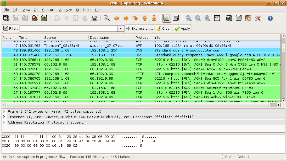 Wireshark packet sniffer free download